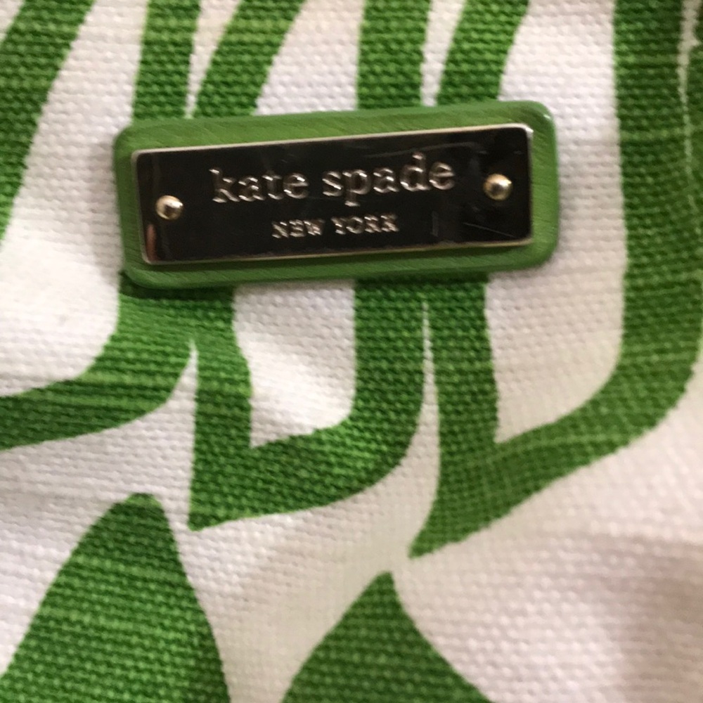 Kate Spade canvas handbag.